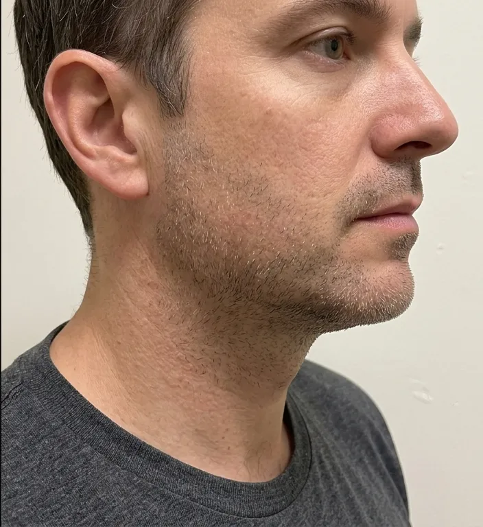 Kieferkontur nachher