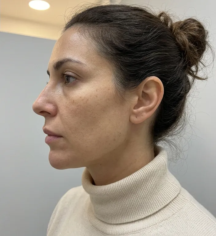 Kieferkontur nachher